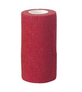 Kerbl Kırmızı Ekonomik Yapışkanlı Bandaj 10 cm x 4.5 m