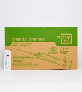 Berika 02 cc 3P Yeşil Kısa Uçlu Steril Enjektör 350 adet